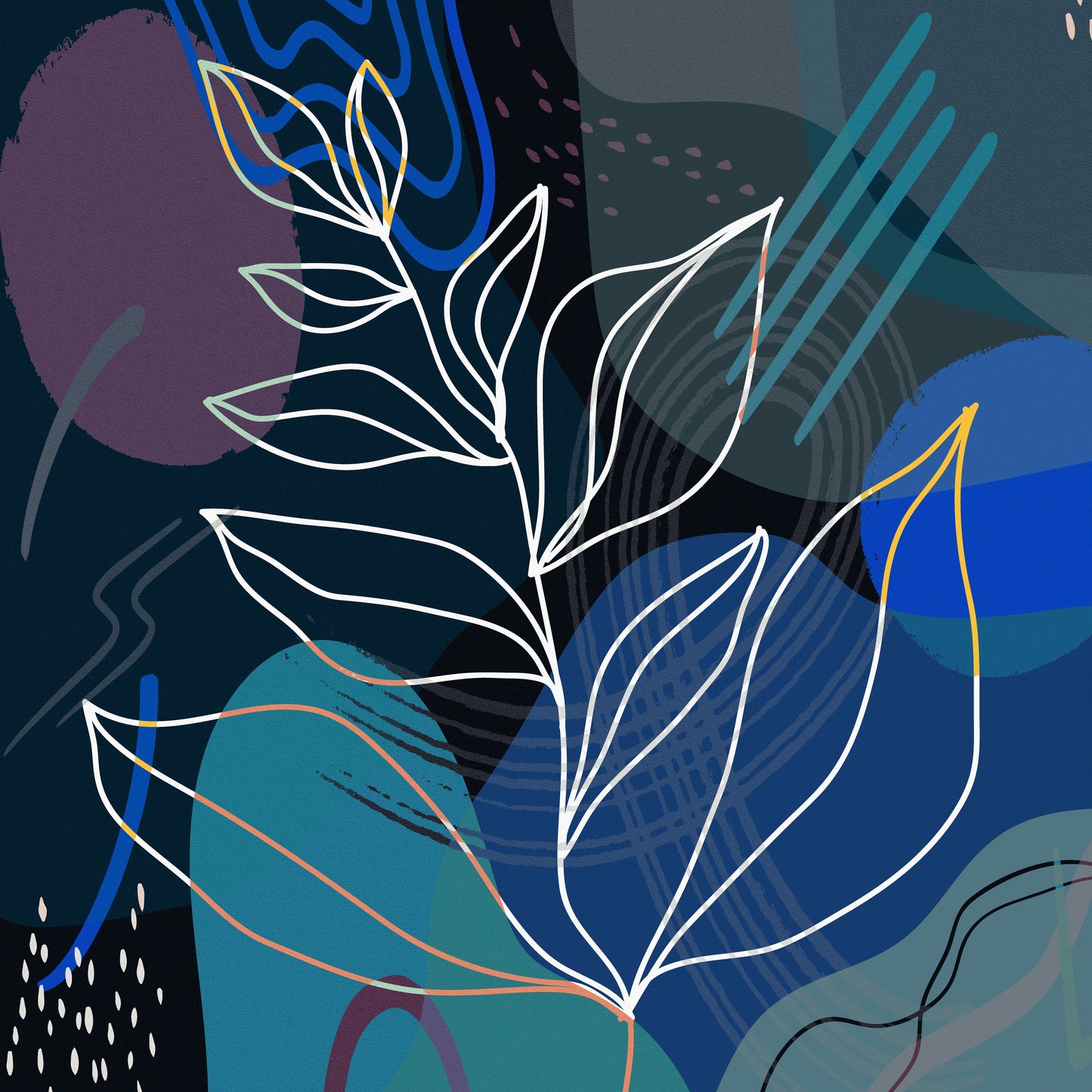 Boho Leaves IV
