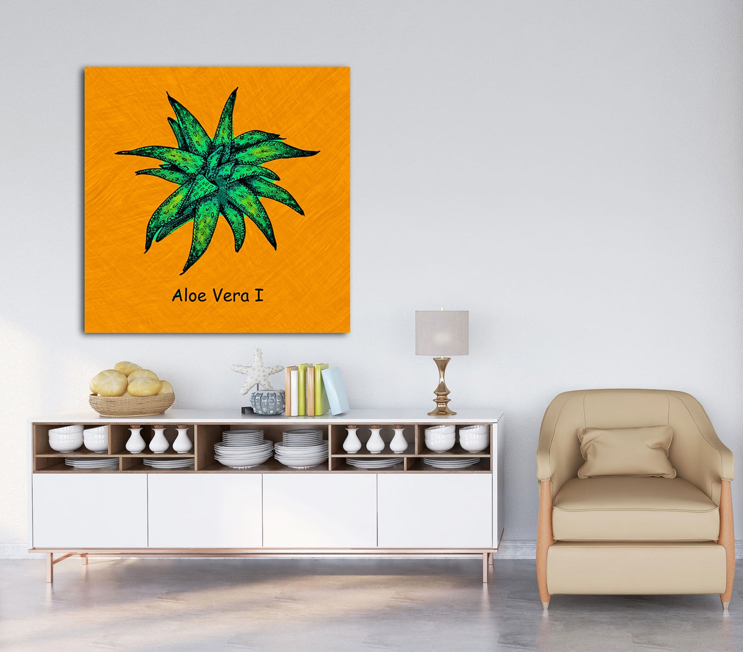Abstract Aloe Vera I