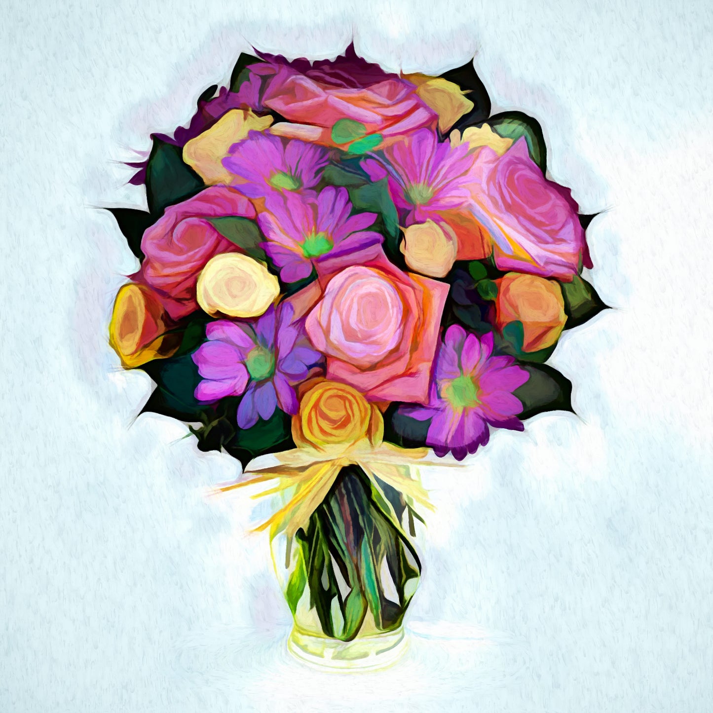 Abstract Sunflower Bouquet 279