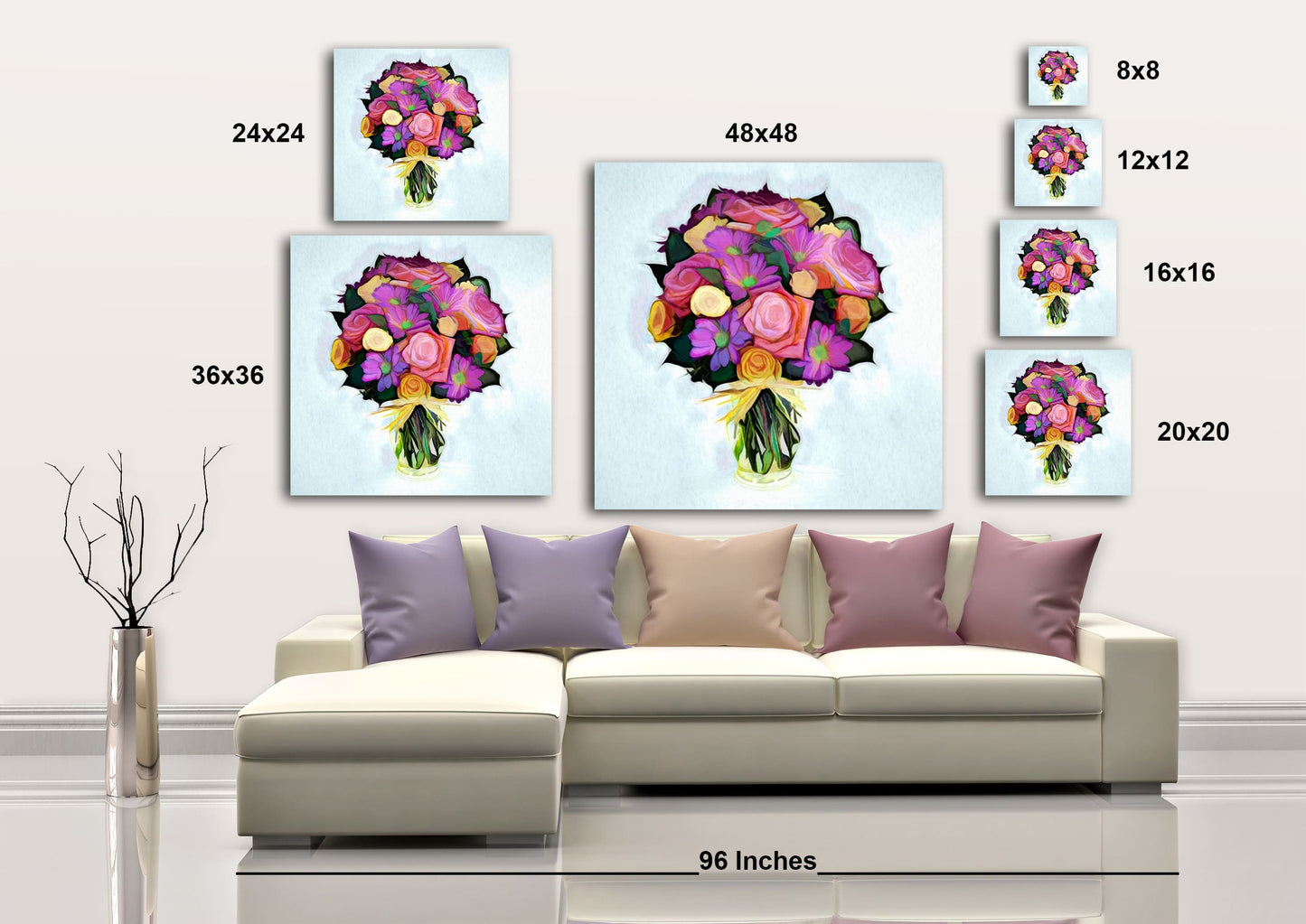 Abstract Sunflower Bouquet 279