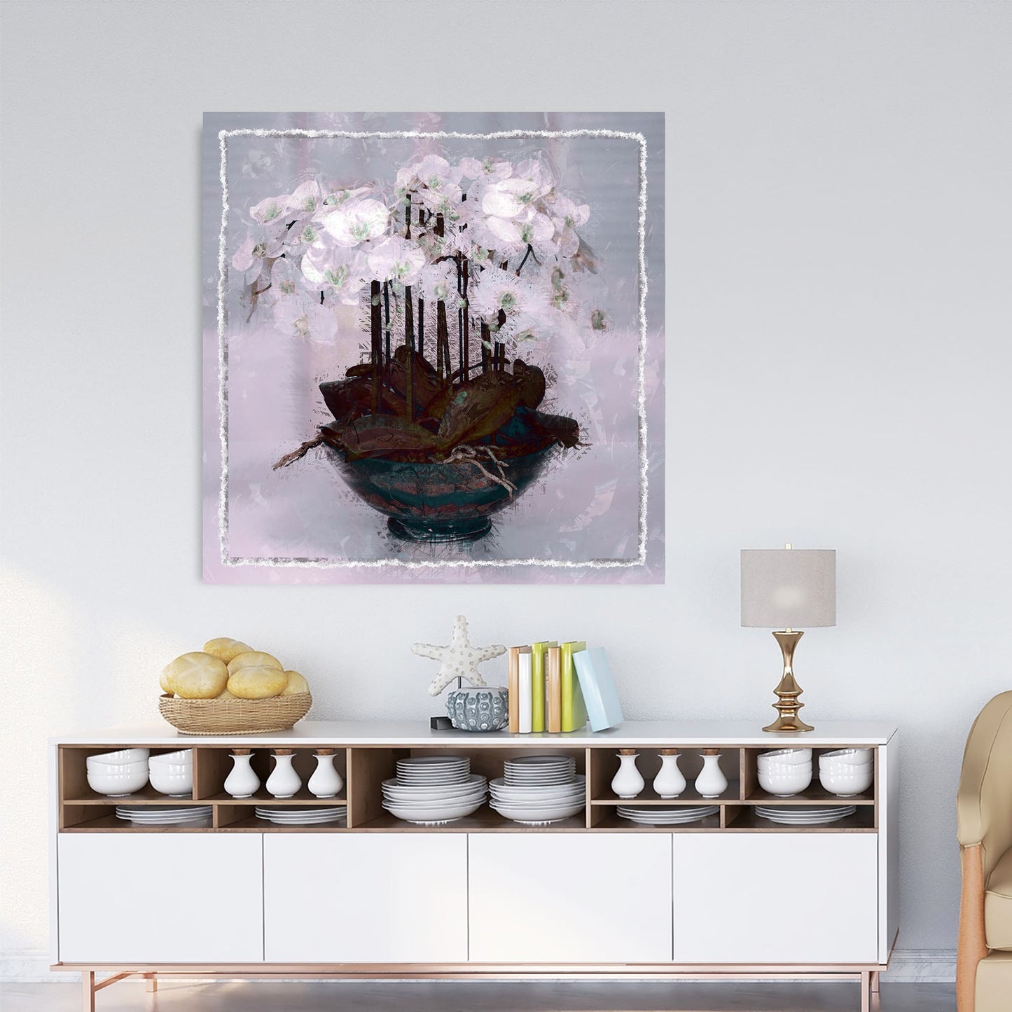 Abdouallah Basket Of Flowers I