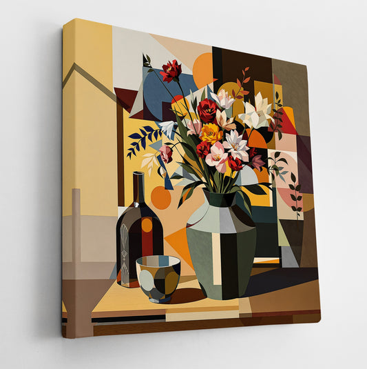 Colorful Mid Century Still Life I