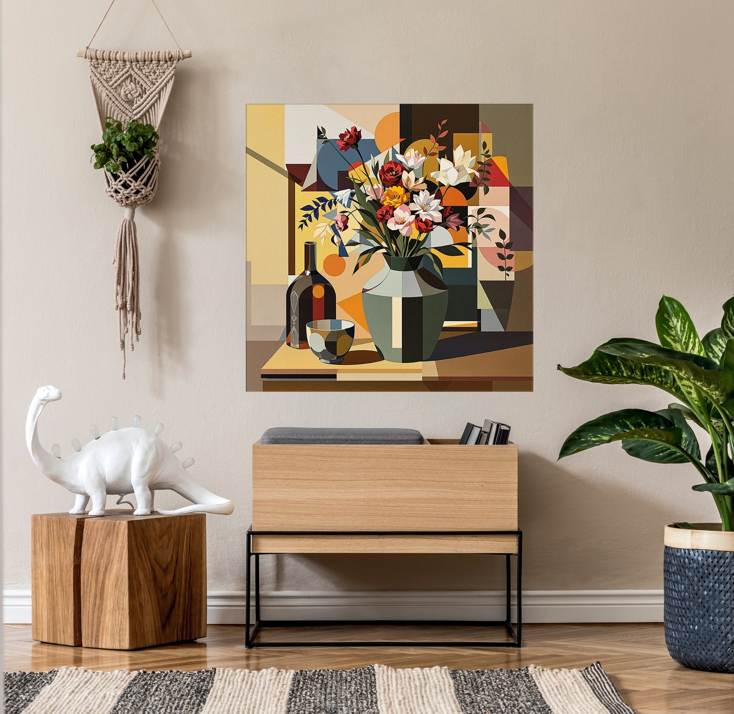 Colorful Mid Century Still Life I