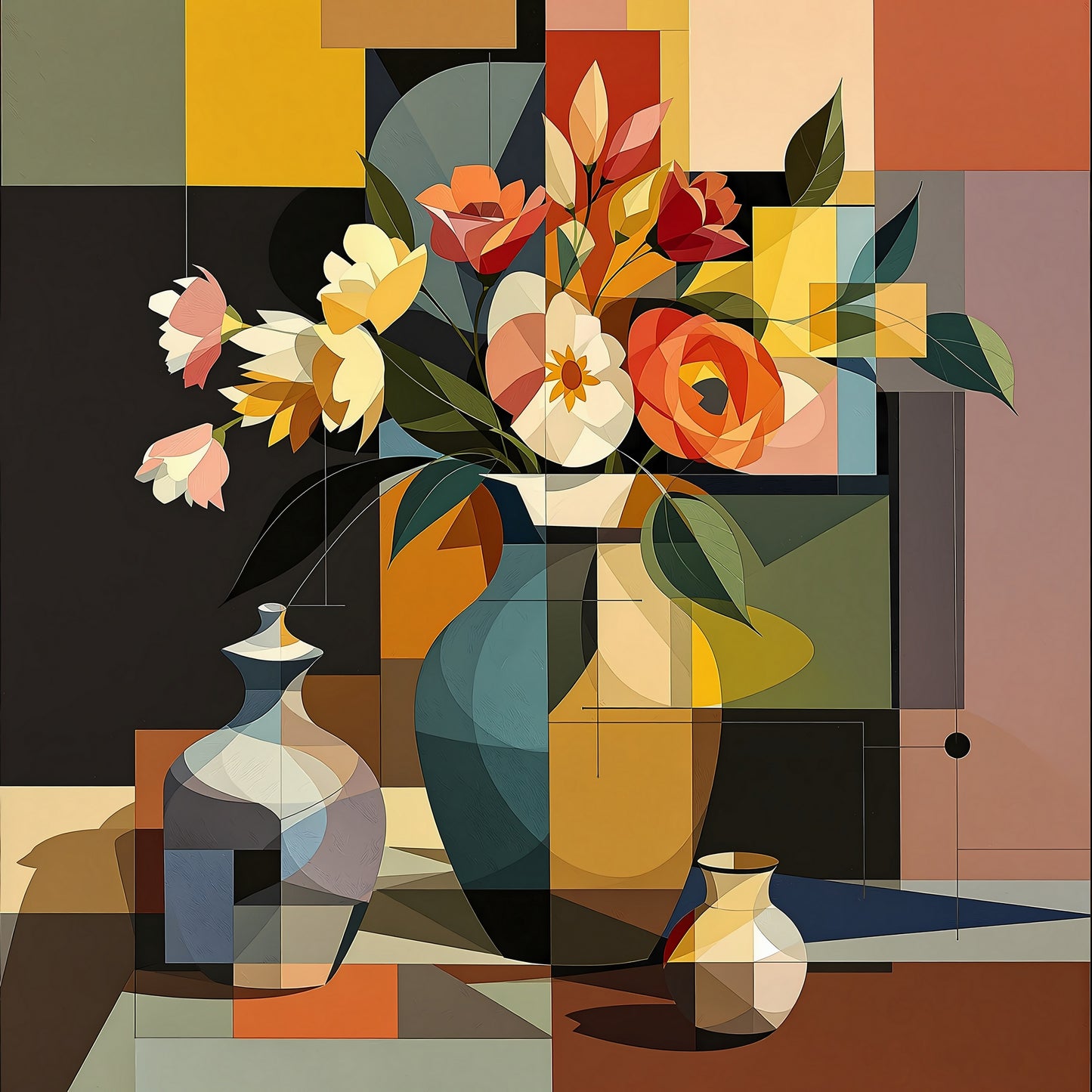 Colorful Mid Century Still Life II
