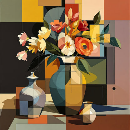 Colorful Mid Century Still Life II