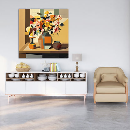 Colorful Mid Century Still Life III
