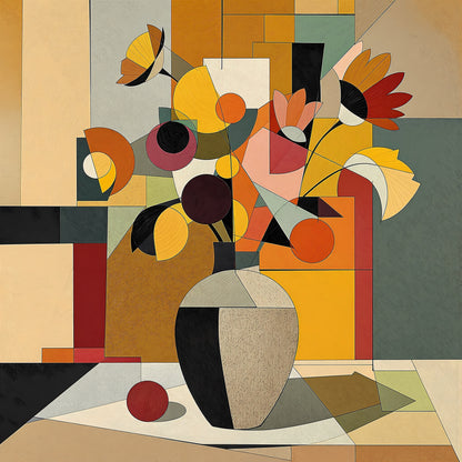 Colorful Mid Century Still Life IV