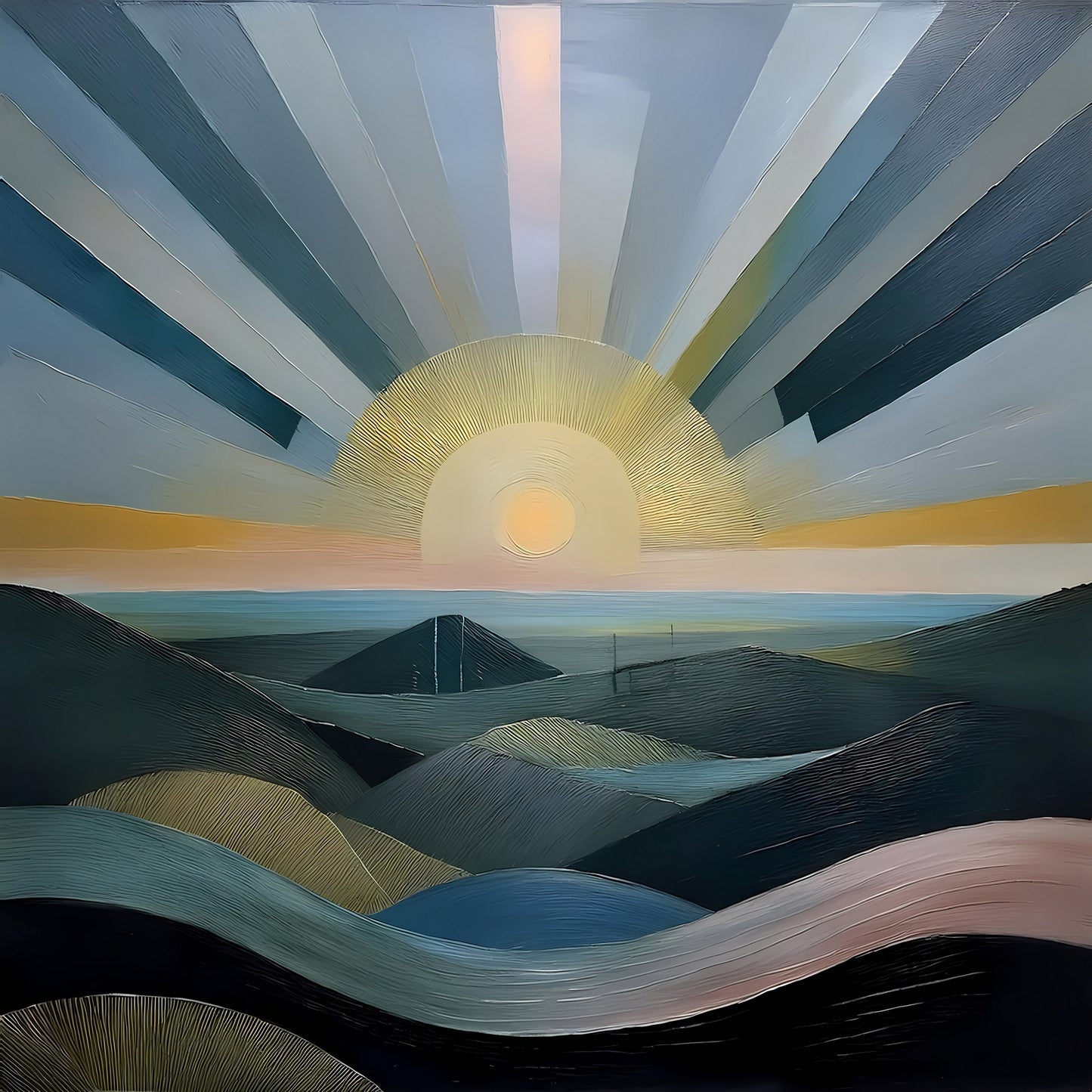 Radiating Sunrise