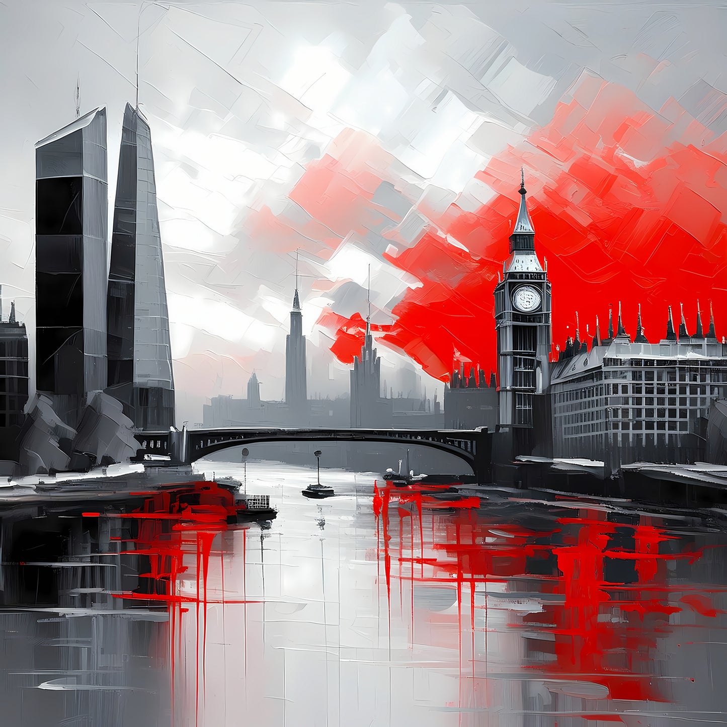 A Red Dawn Over London