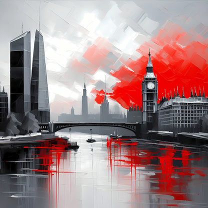 A Red Dawn Over London