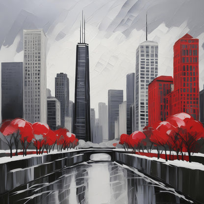 Chicago River Reflections