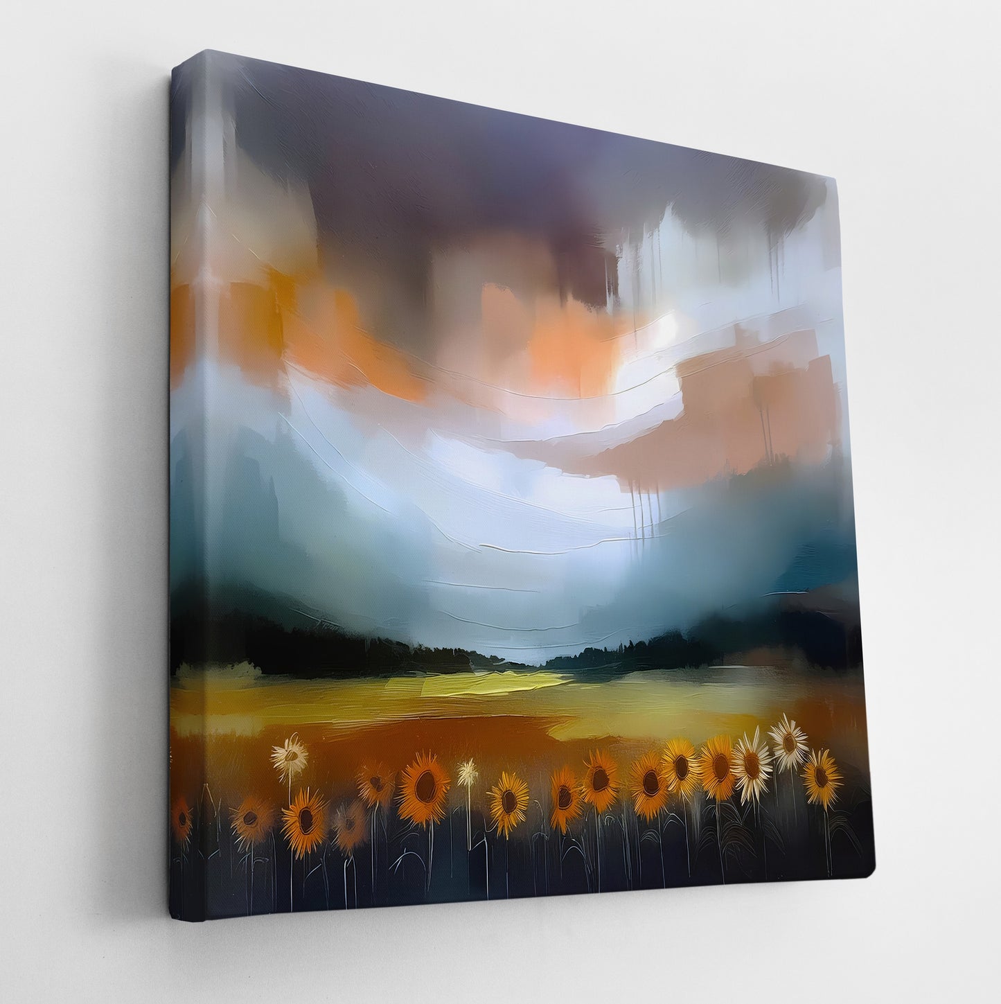 Sunflower Fields In Provence