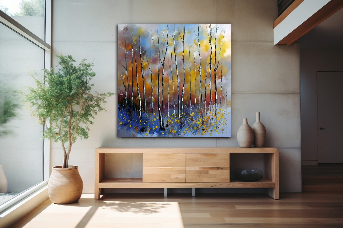 Birch Wall