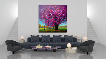 Blooming Sakura Tree