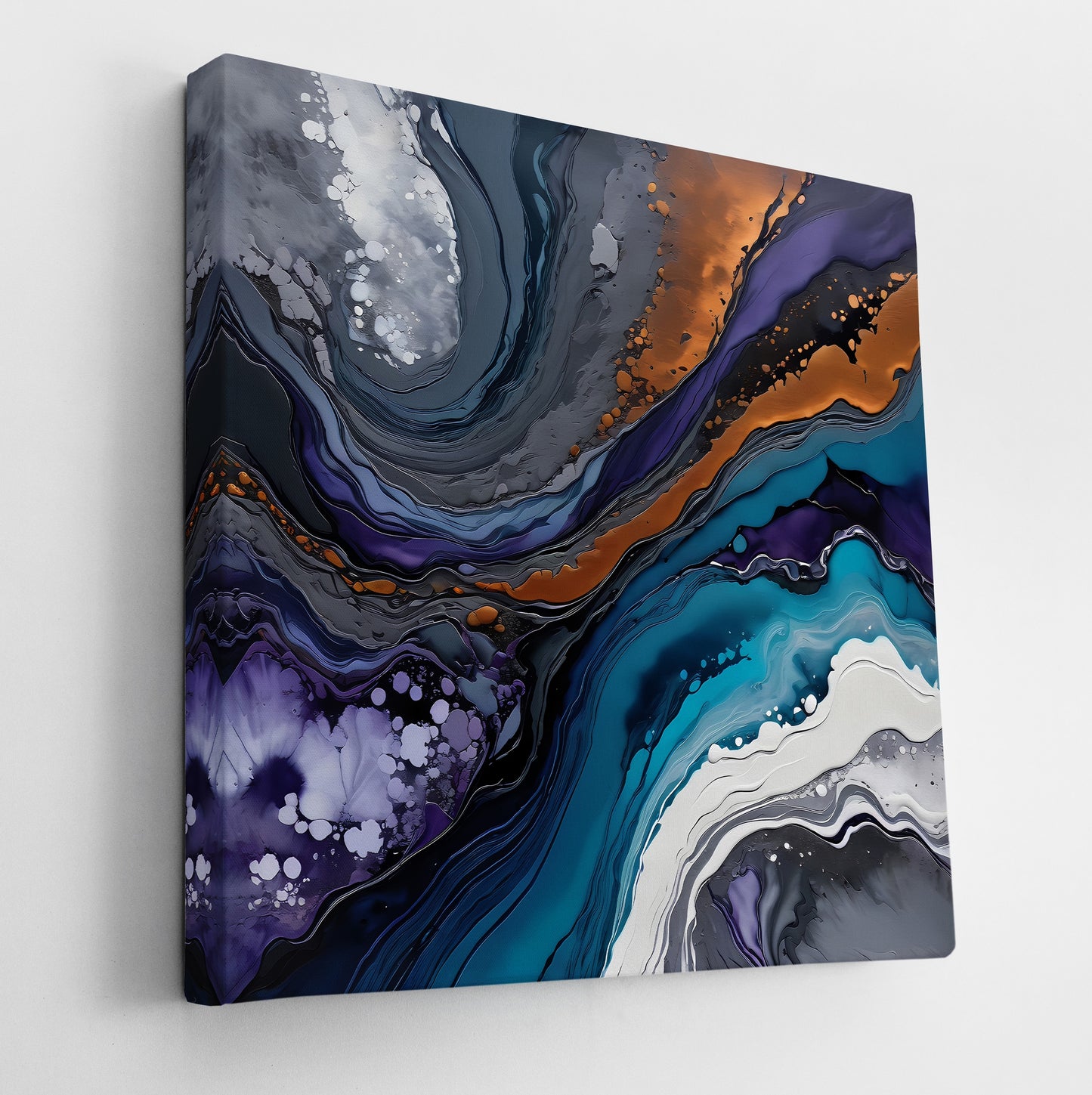 Blue And Purple Swirl