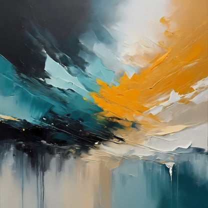 Sunset Over Mountains