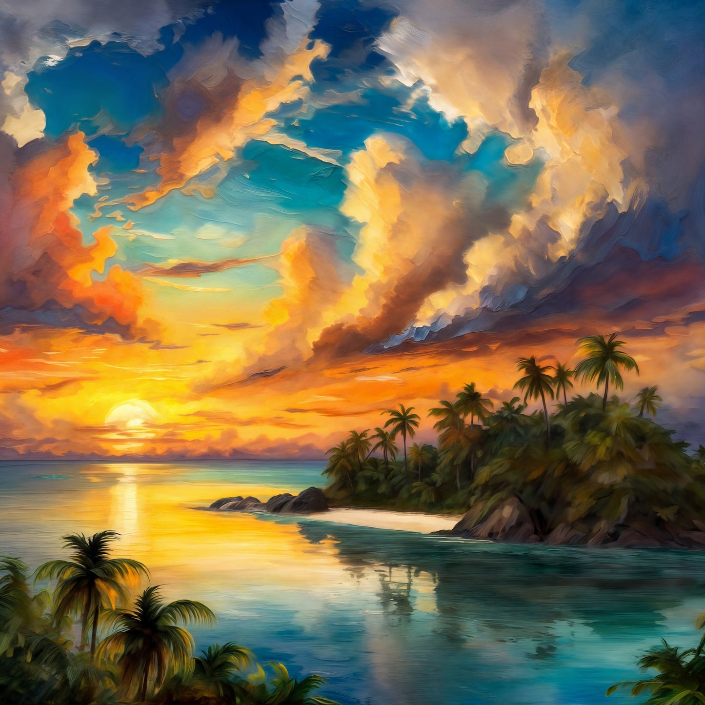 Beautiful Tropical Sunset