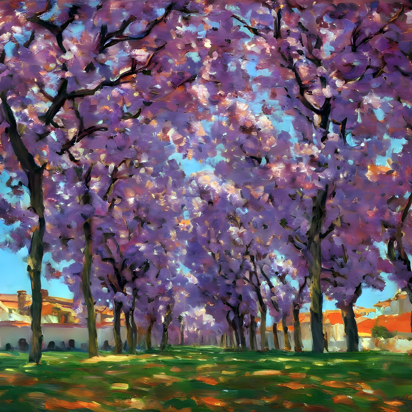 Cherry Trees Blossoming