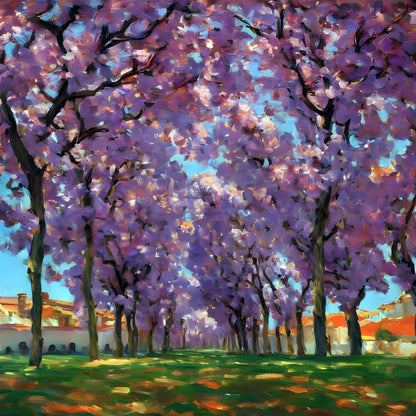 Cherry Trees Blossoming