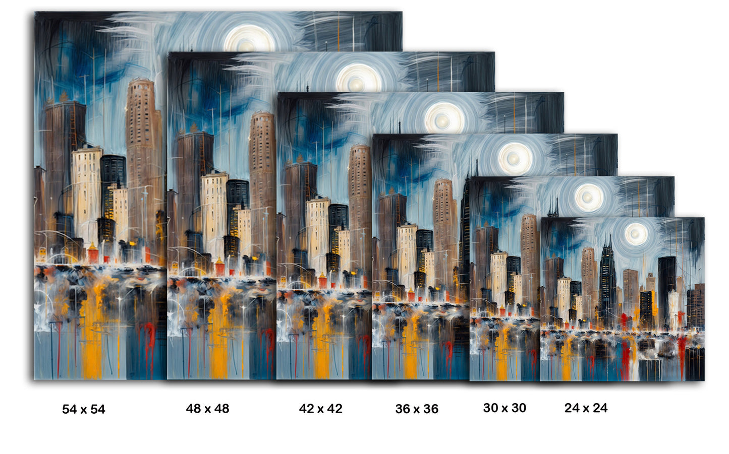 Illuminated Cityscape
