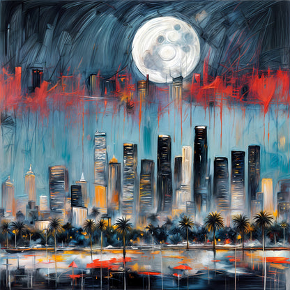 Luminous Urban Dreamscape