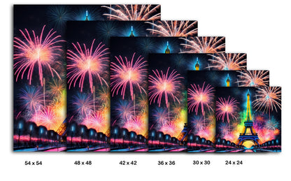 Rainbow Eiffel Tower