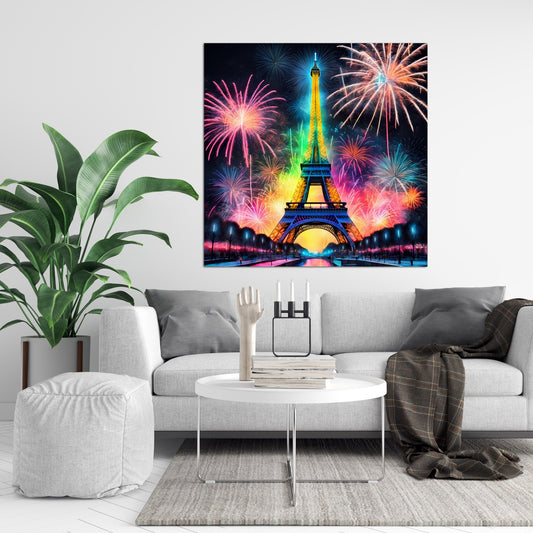 Rainbow Eiffel Tower