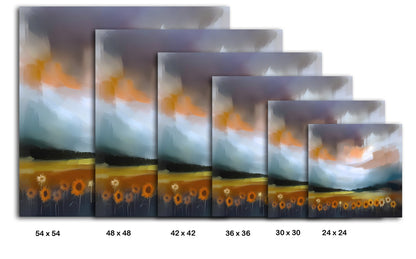 Sunflower Fields In Provence