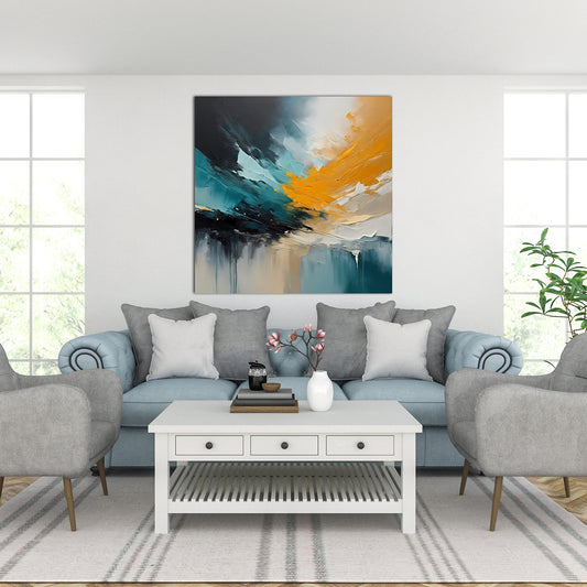 Sunset Over Mountains