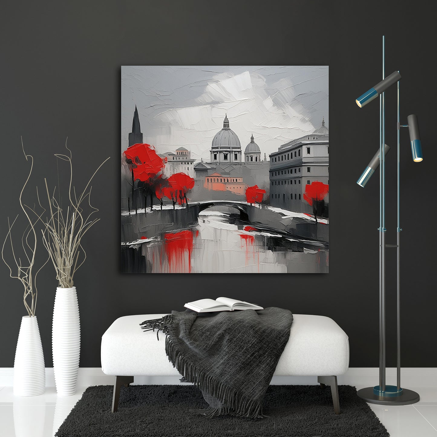 Whispers Of Red In Rome