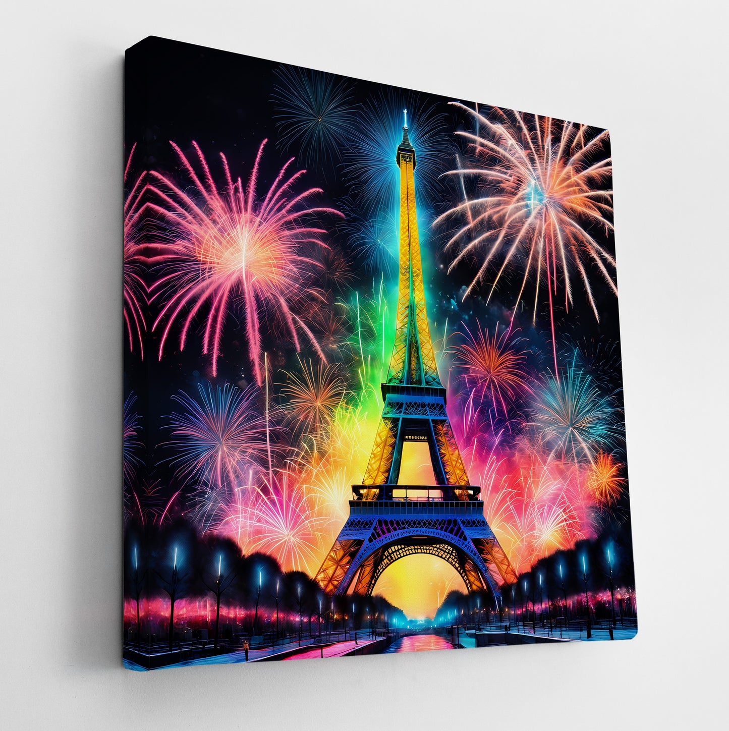 Rainbow Eiffel Tower