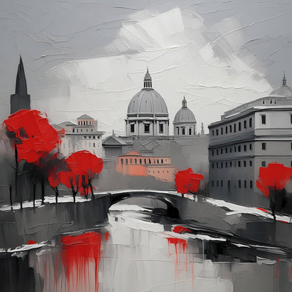 Whispers Of Red In Rome