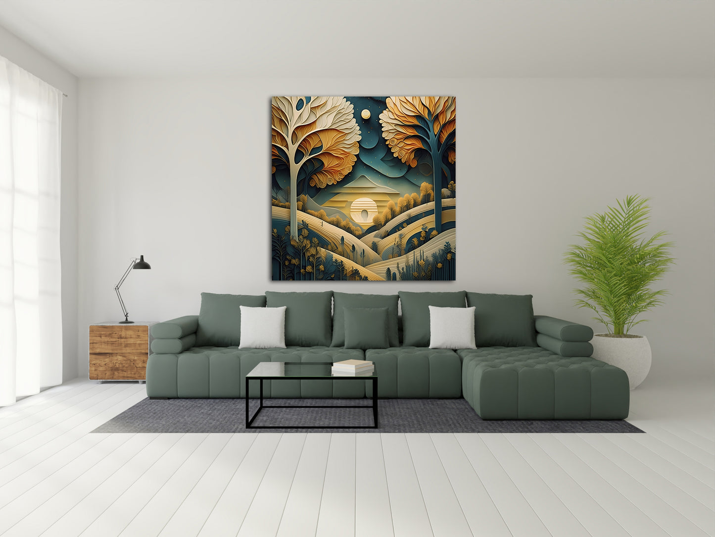 Moonlit Mountain