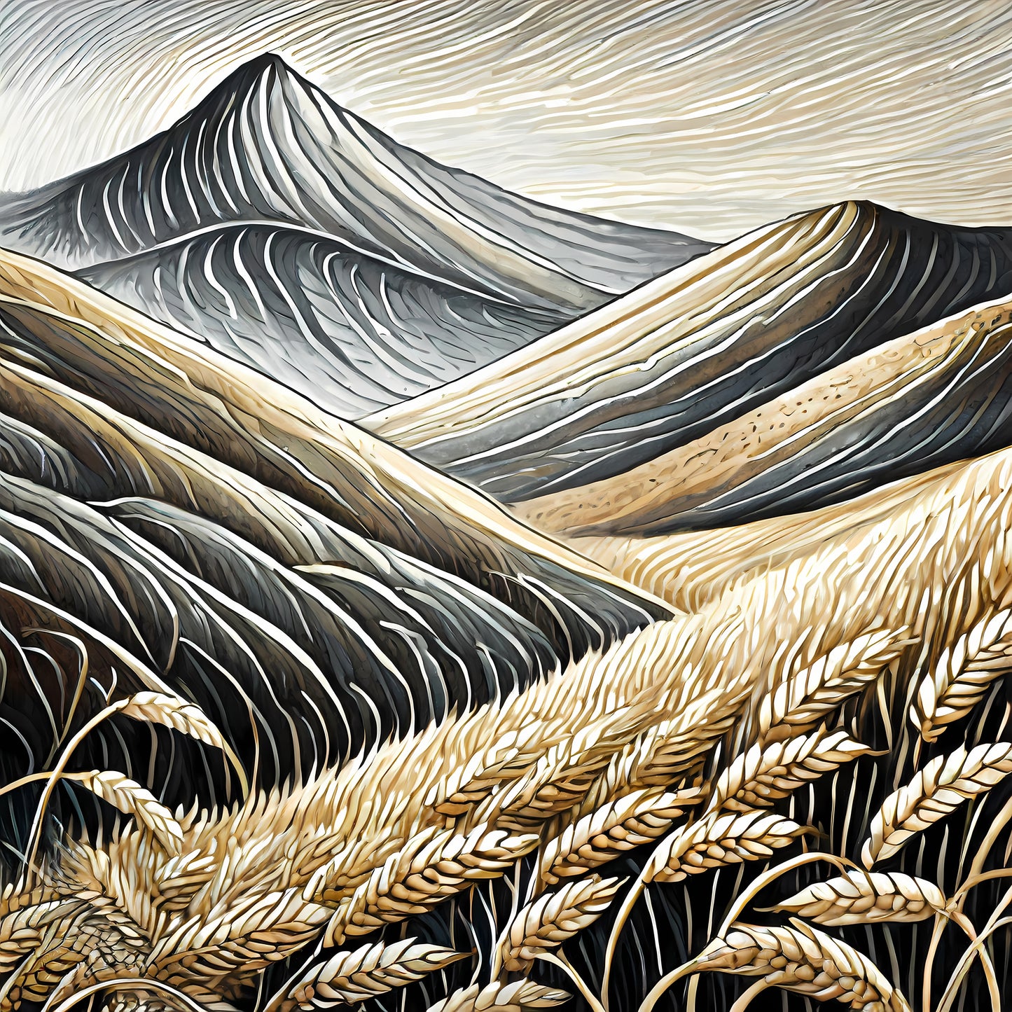 Wheat Field Mountain