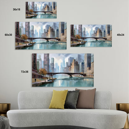 City River Reflection