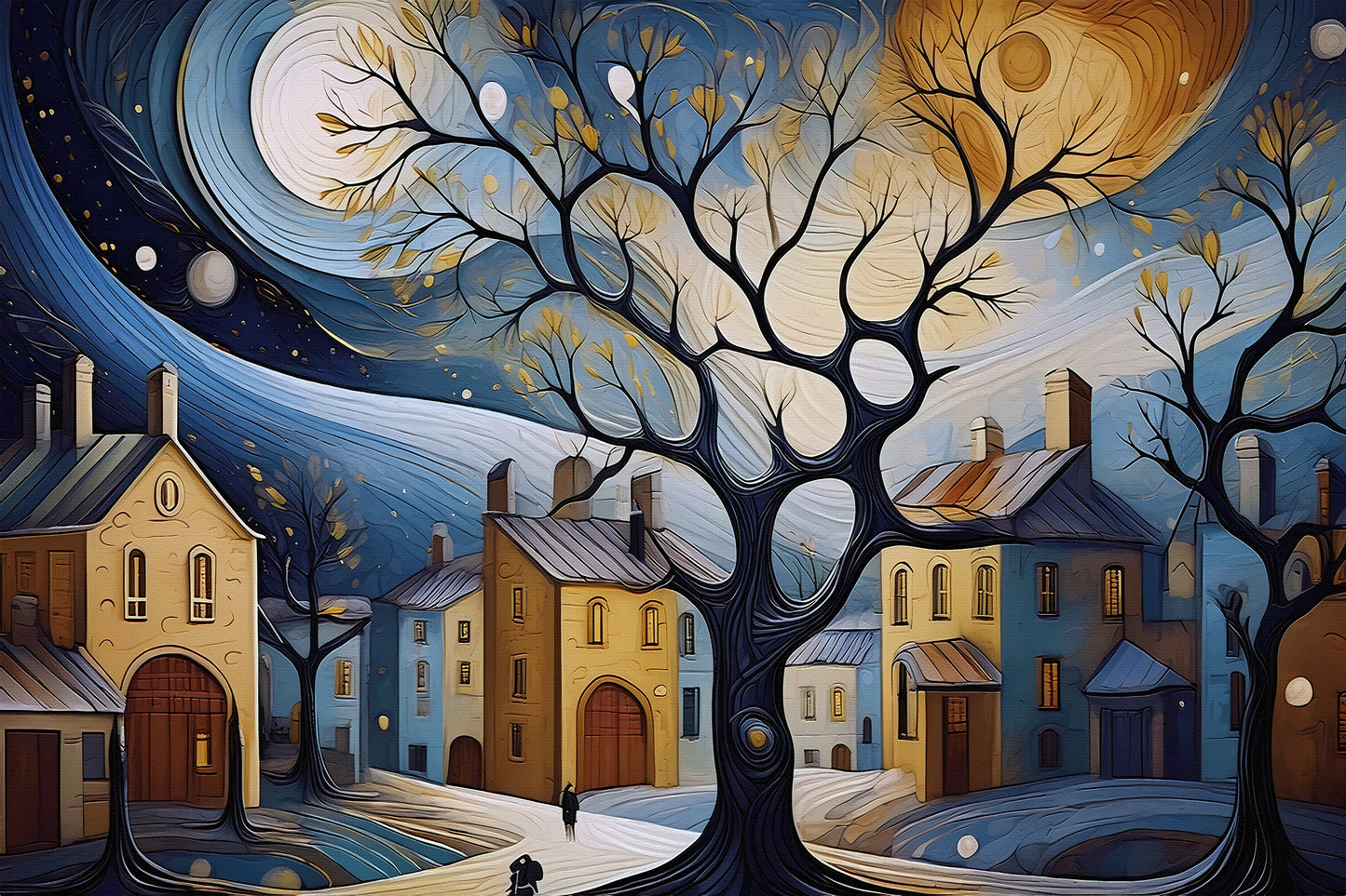 Moonlit Town