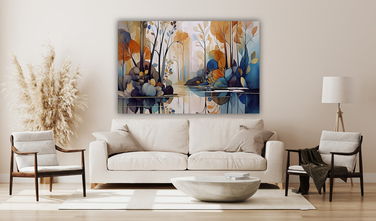 Serene Forest Reflection