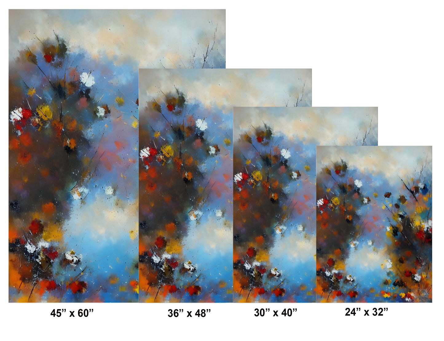 Abstract Wildflowers