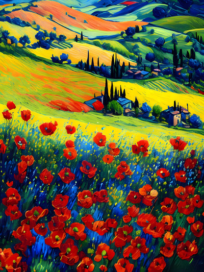Tuscan Poppies