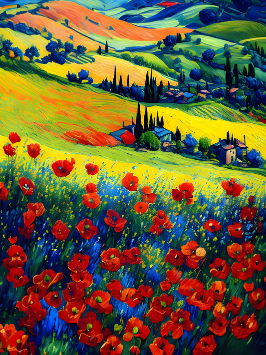 Tuscan Poppies