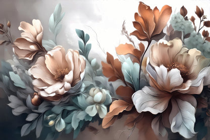 Gouache Autumn Bloom