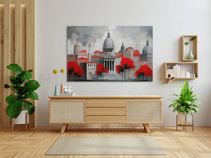 Roman Reverie In Red