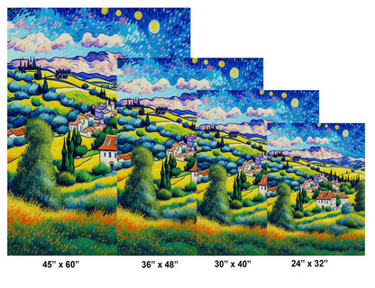 Village In The Hills Of Provence I