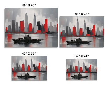 Cityscape In Red