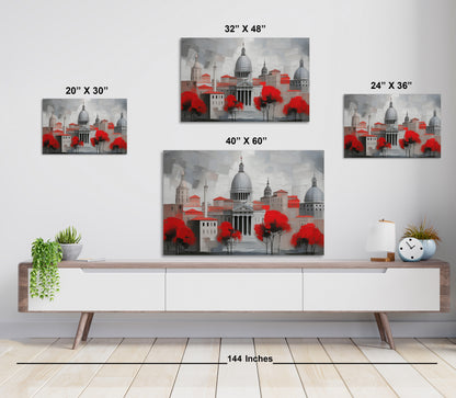 Roman Reverie In Red