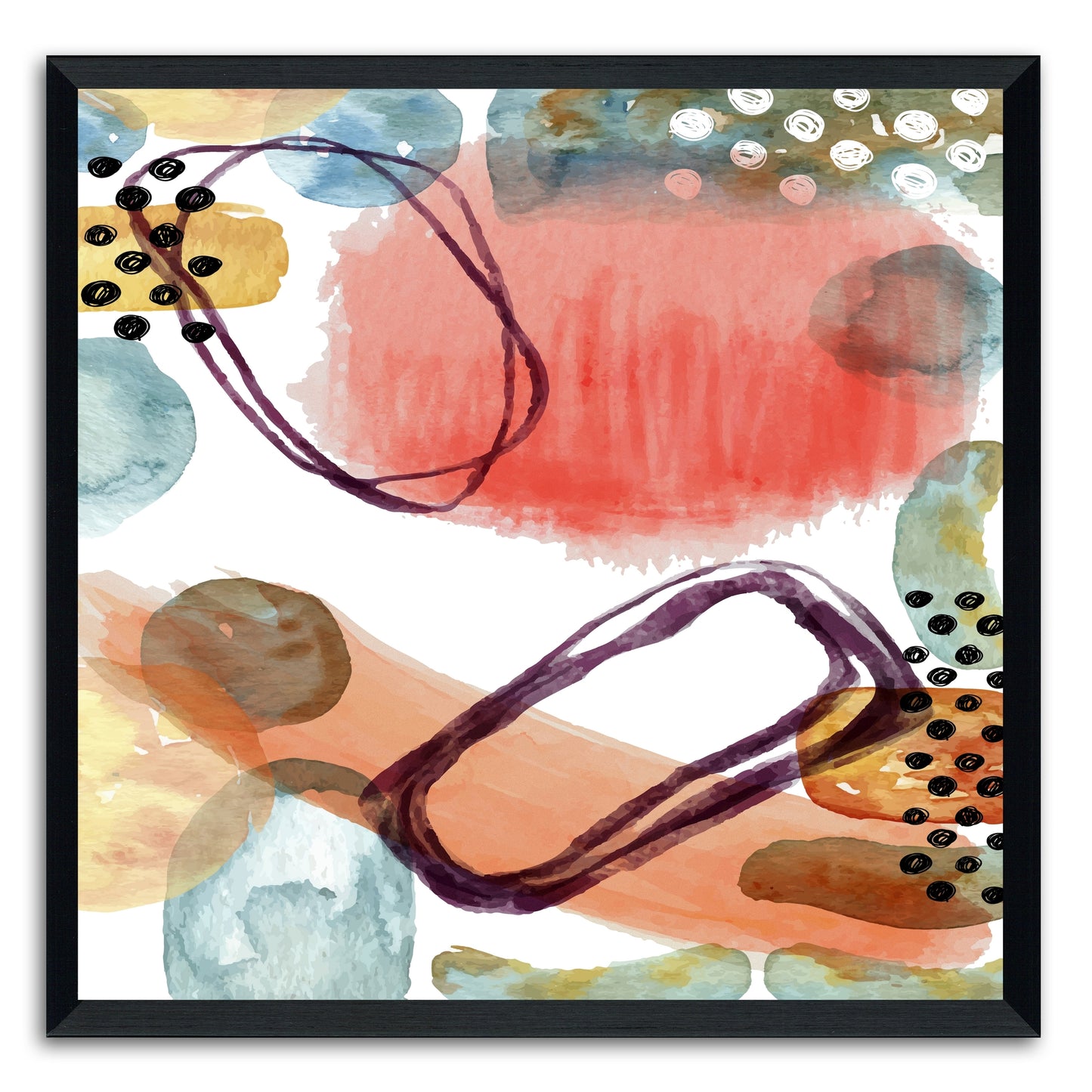 Abstract Shapes 4514 Painting Print