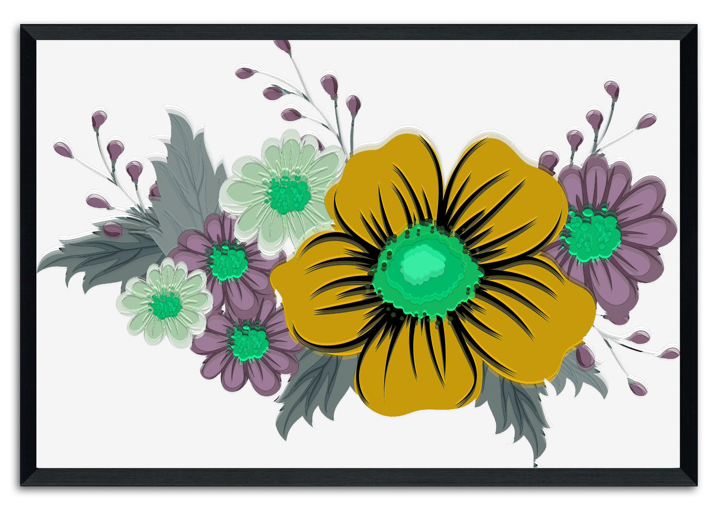 Boho Arrangement III Painting Print