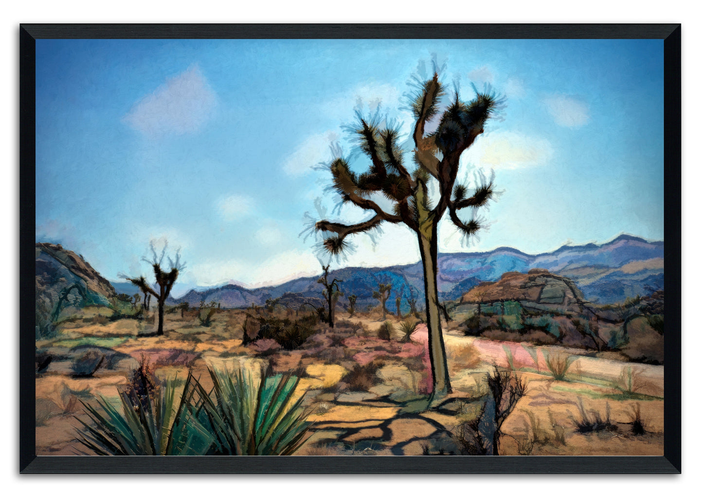 Boho Desert 101 Painting Print