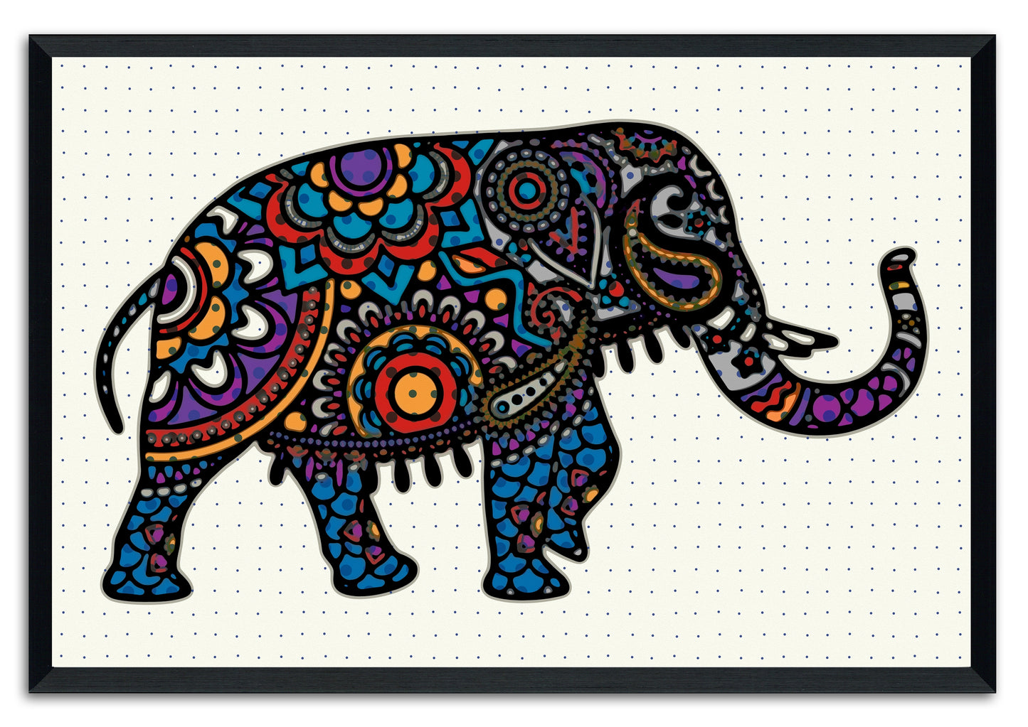 Boho Elephant 707 Painting Print