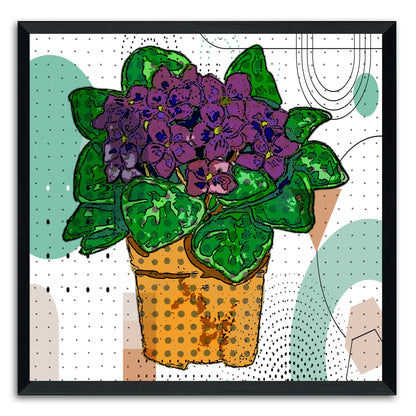 Boho Flowers 162 Painting Print